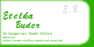 etelka buder business card